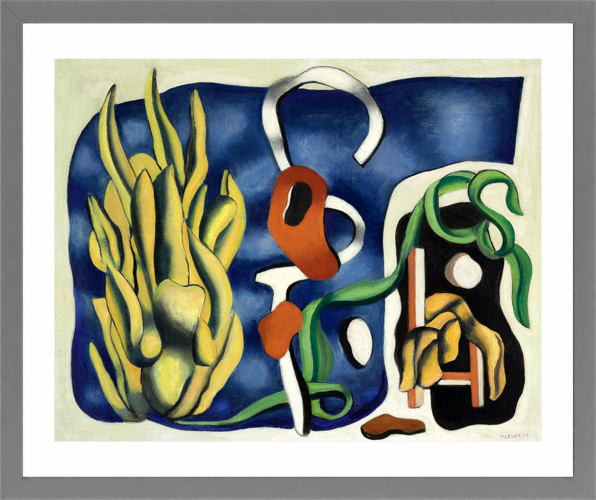 Fernand Léger, La plante jaune — light grey frame