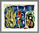 Fernand Léger, La plante jaune — light grey frame