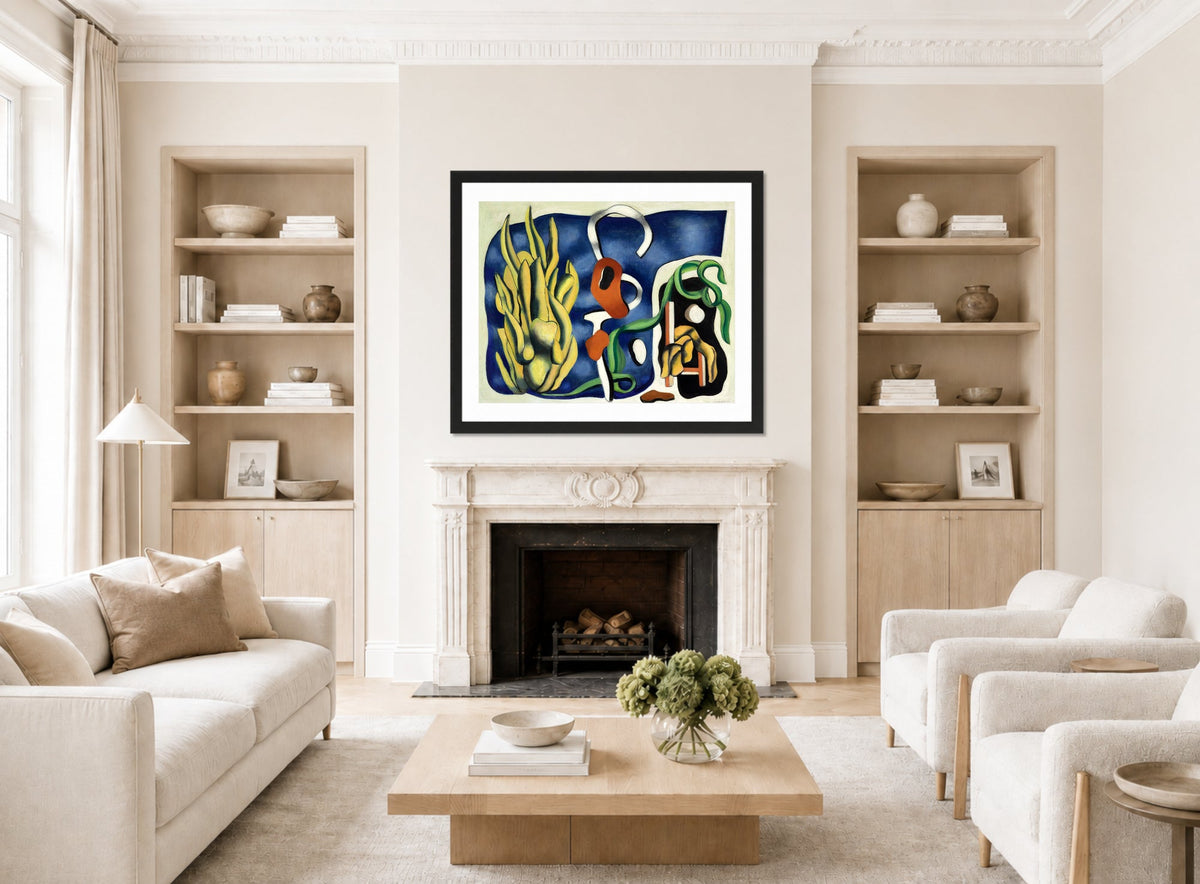 Fernand Léger, La plante jaune — living room roomset