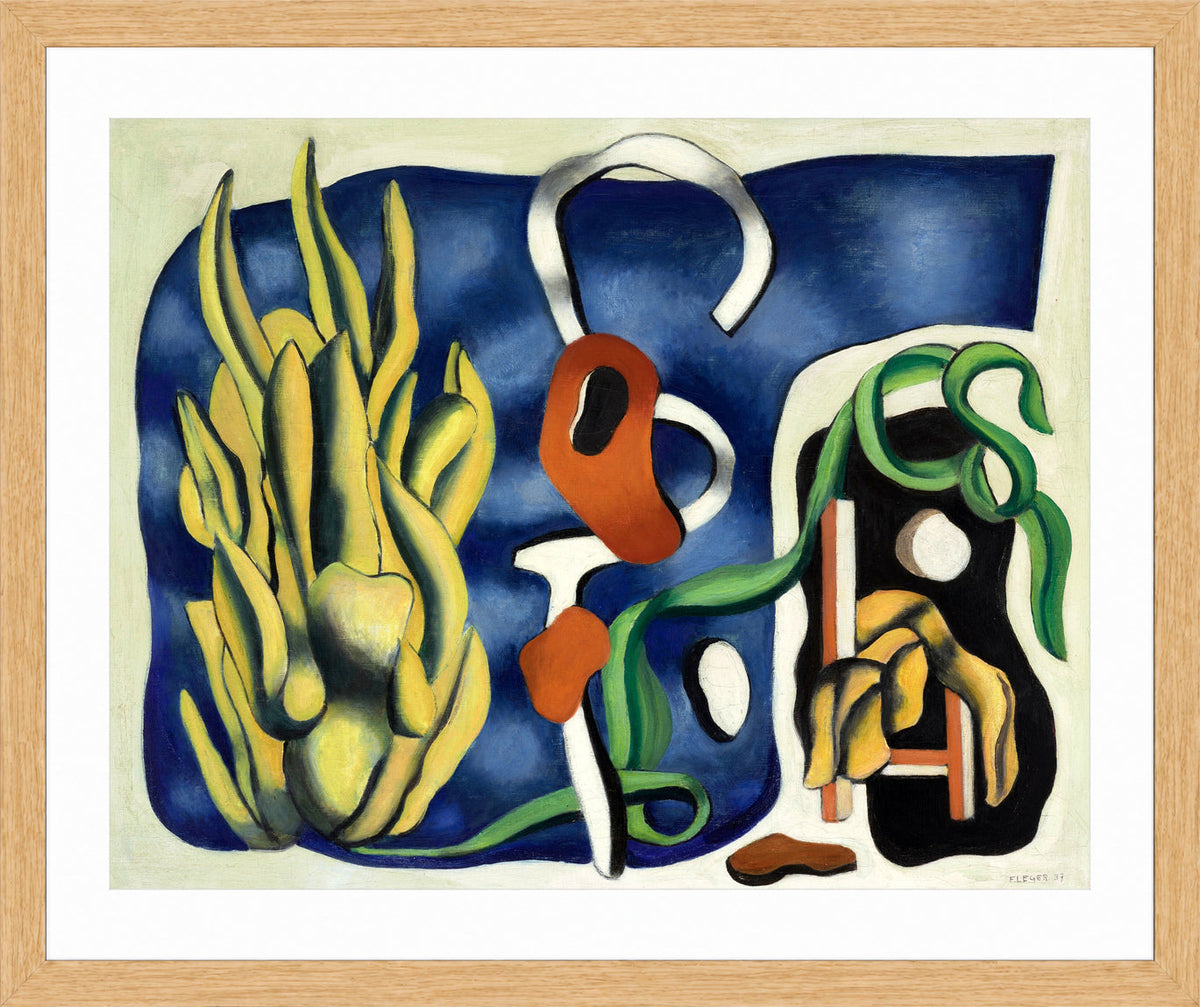 Fernand Léger, La plante jaune — oak frame
