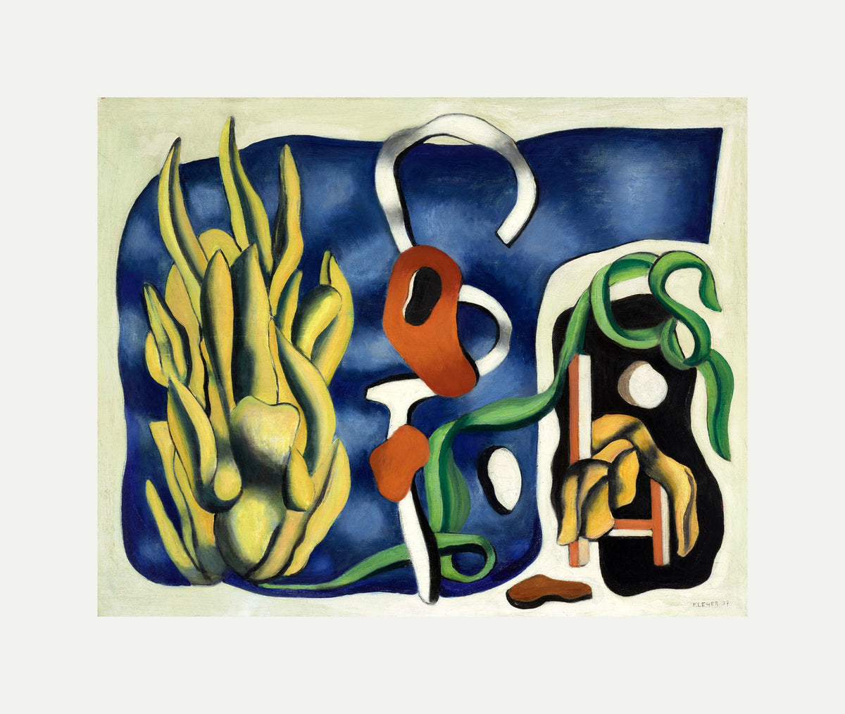Fernand Léger, La plante jaune — rolled canvas
