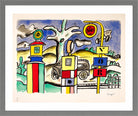 Fernand Léger, La pompe à essence — light grey frame