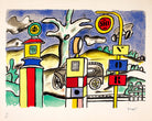 Fernand Léger, La pompe à essence — unframed