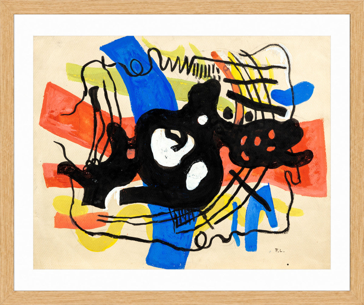 Fernand Léger, La racine noire — oak frame