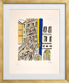 Fernand Léger, La rue — gold frame