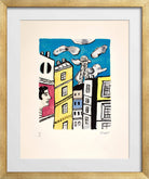 Fernand Léger, La Tour Eiffel — gold frame