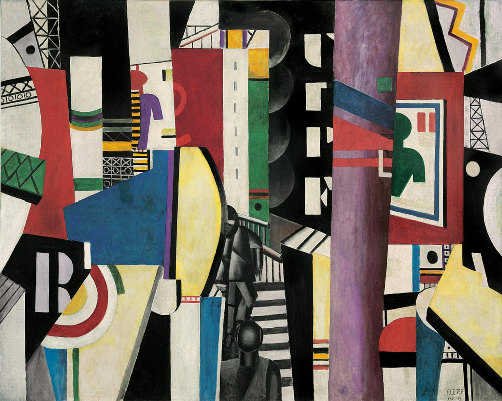 Fernand Leger Print, La Ville (The City) as an unframed print