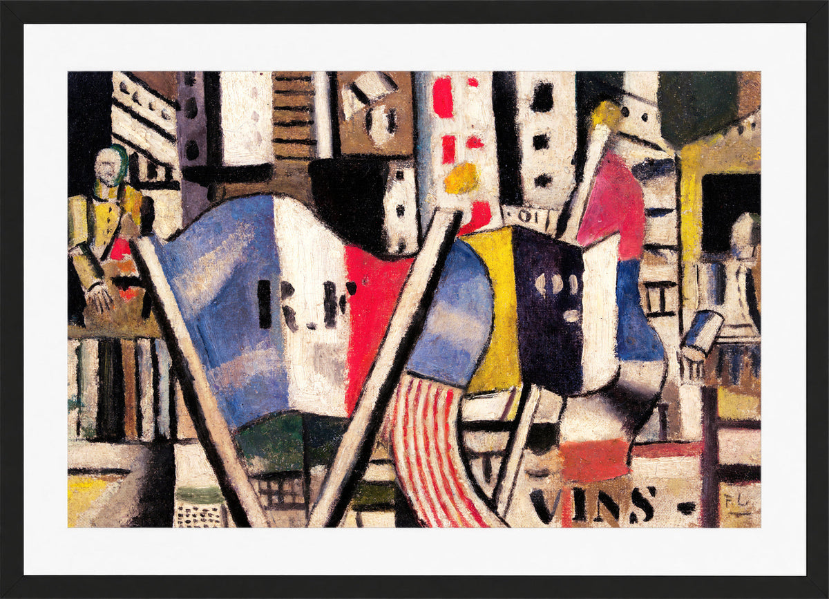 Fernand Léger, Le 14 juillet 1918 à Vernon — black frame