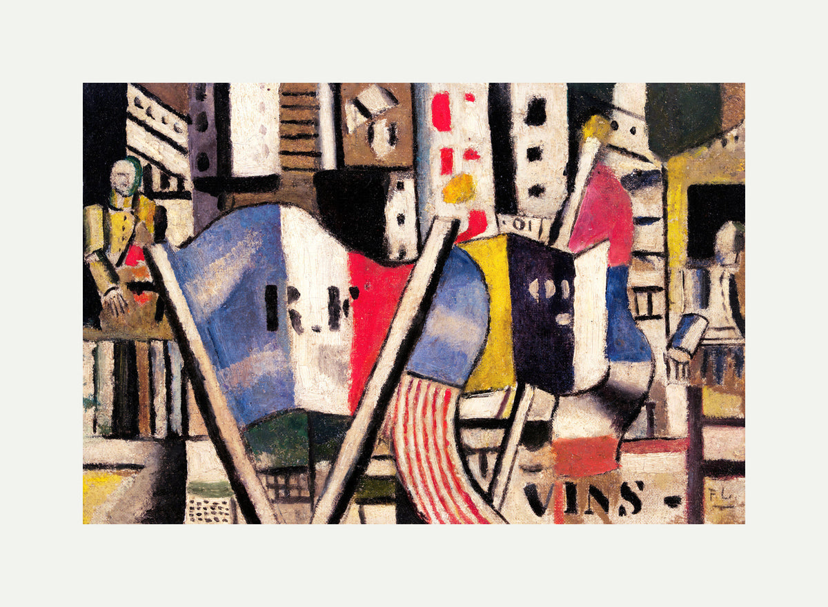 Fernand Léger, Le 14 juillet 1918 à Vernon — rolled canvas