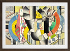 Fernand Léger, Le Cirque Médrano — brown frame