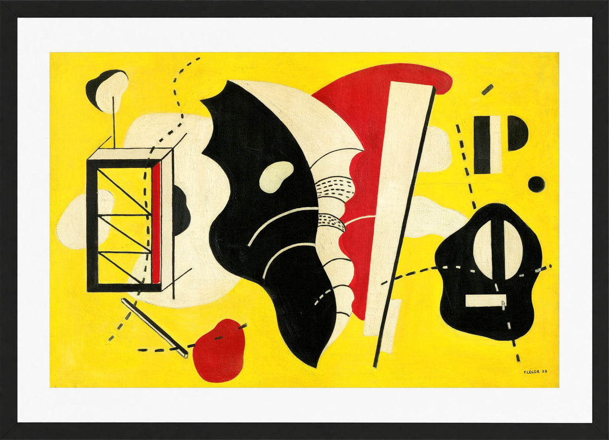 Fernand Léger, Le coquillage — black frame