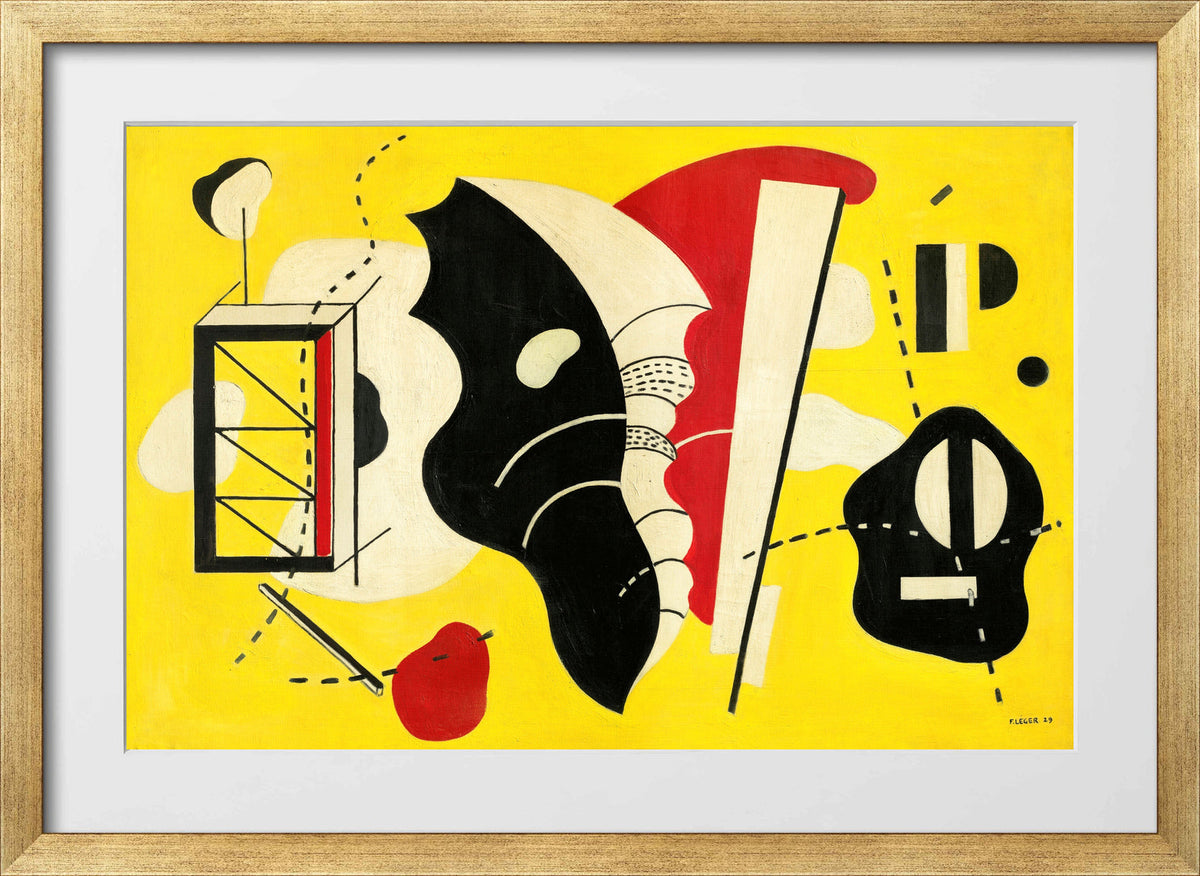 Fernand Léger, Le coquillage — gold frame
