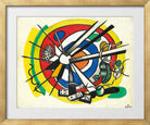 Fernand Léger, Le Disque polychrome — gold frame