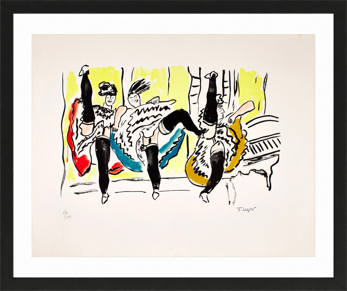 Fernand Léger, Le French Cancan — black frame