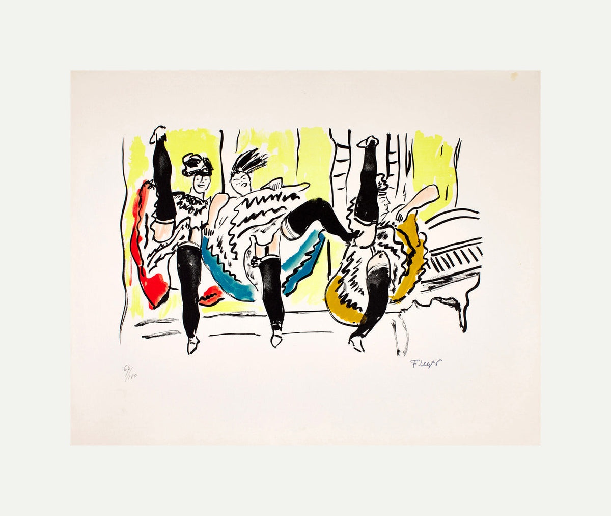 Fernand Léger, Le French Cancan — rolled canvas