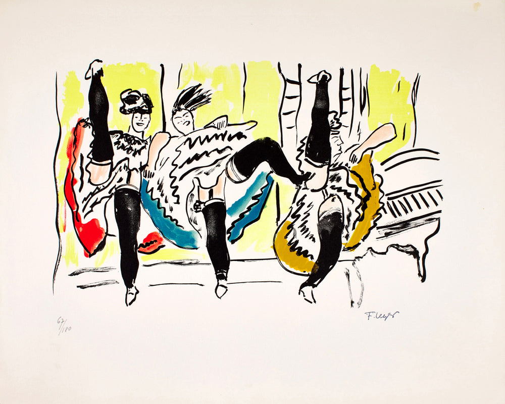 Fernand Léger, Le French Cancan — unframed