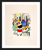 Fernand Léger, Le Remorqueur dans la ville — black frame