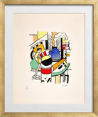 Fernand Léger, Le Remorqueur dans la ville — gold frame