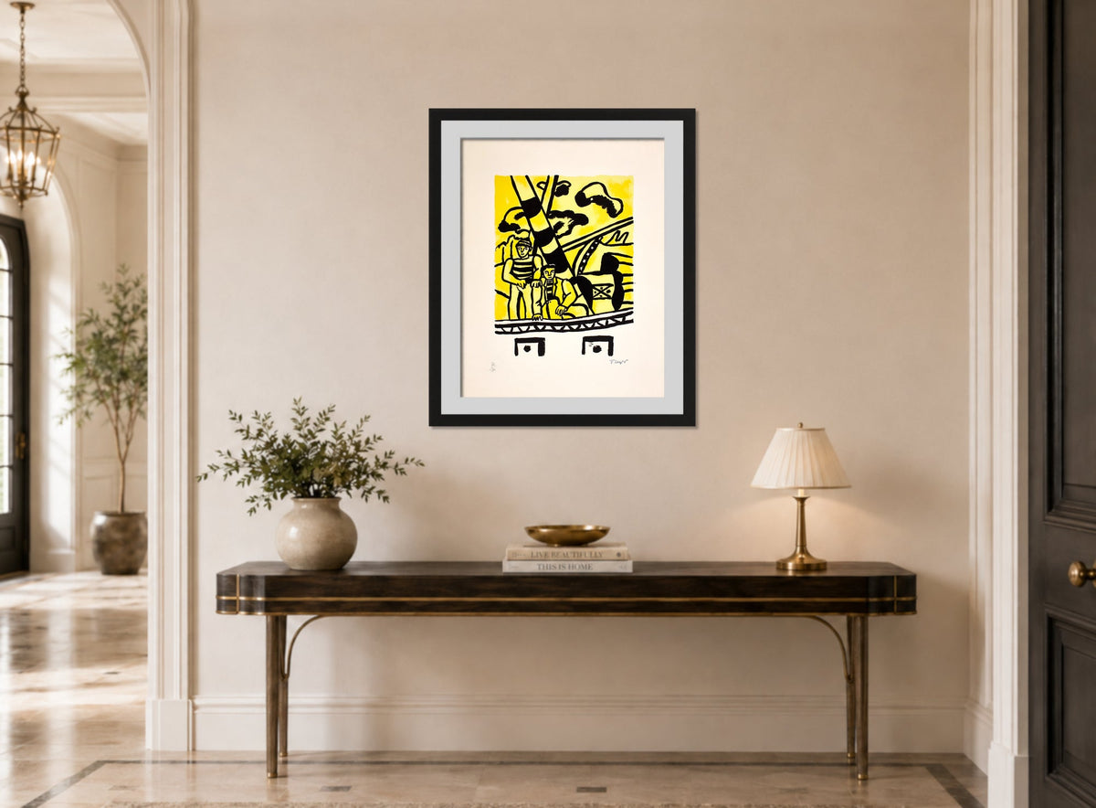 Fernand Léger, Le Remorqueur Jaune — hallway