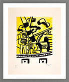 Fernand Léger, Le Remorqueur Jaune — light grey frame