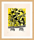 Fernand Léger, Le Remorqueur Jaune — oak frame