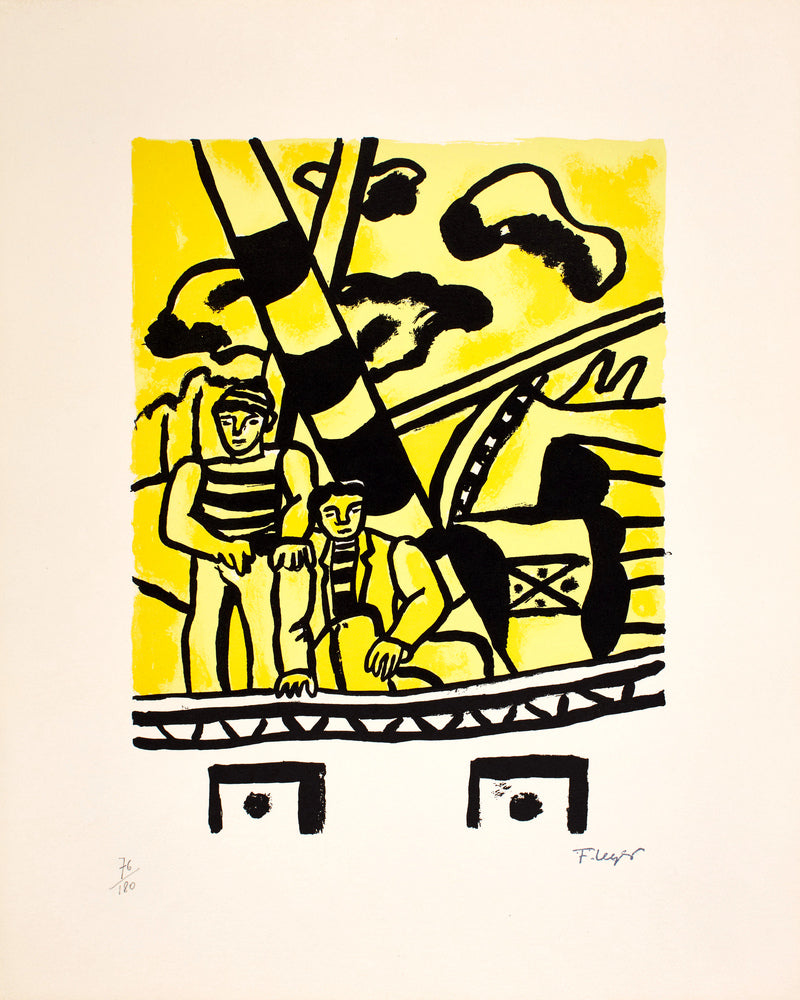 Fernand Léger, Le Remorqueur Jaune — unframed