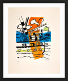 Fernand Léger, Le Remorqueur — black frame