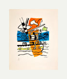 Fernand Léger, Le Remorqueur — rolled canvas