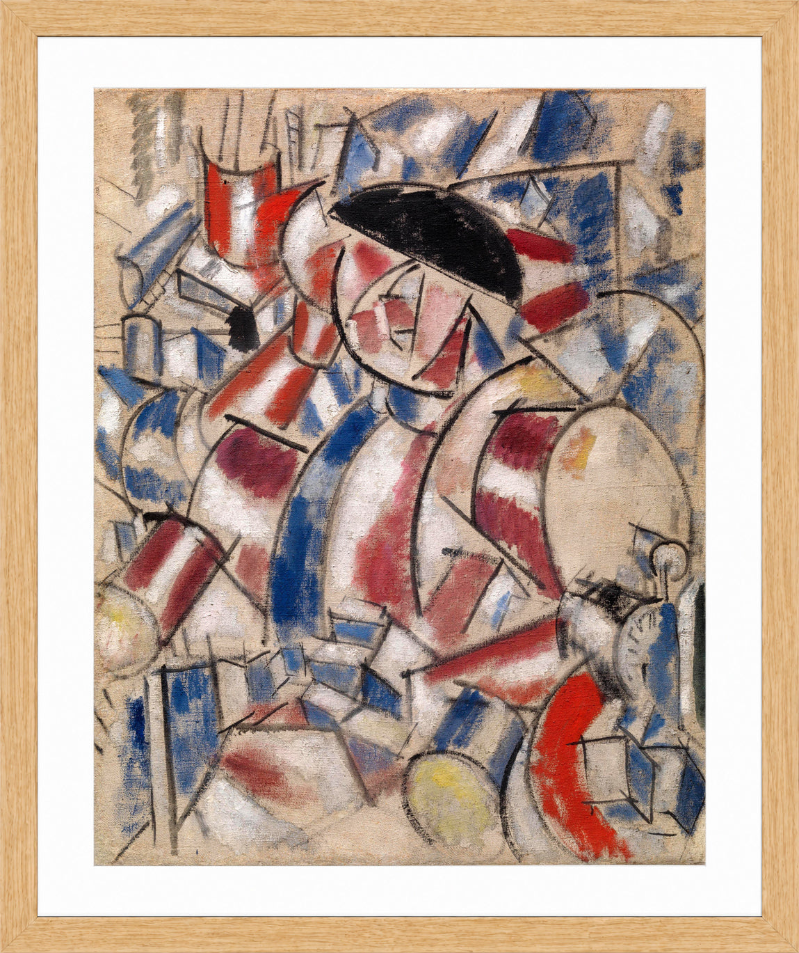 Fernand Léger, Le Réveille-matin — oak frame
