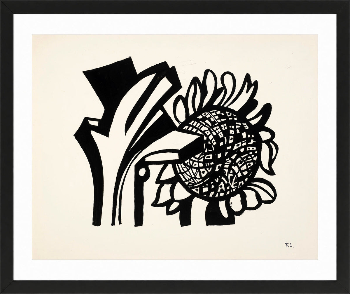 Fernand Léger, Le Tournesol — black frame