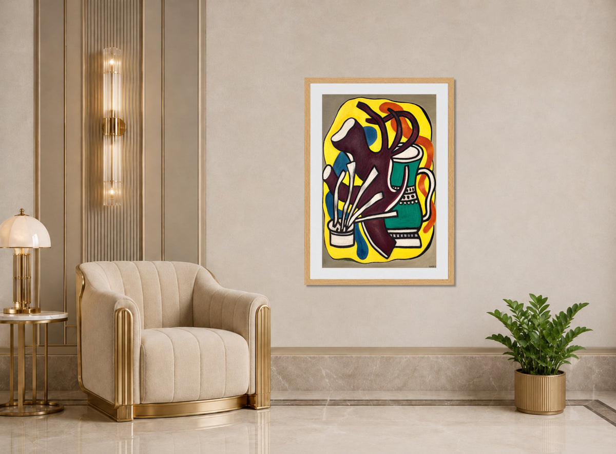 Fernand Léger, Le vase vert — art deco roomset