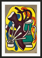 Fernand Léger, Le vase vert — black frame