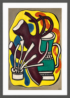 Fernand Léger, Le vase vert — dark grey frame