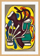 Fernand Léger, Le vase vert — oak frame