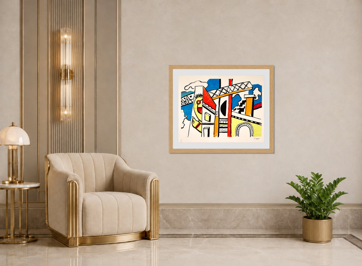 Fernand Léger, Le Viaduc — art deco roomset