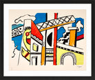 Fernand Léger, Le Viaduc — black frame