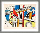 Fernand Léger, Le Viaduc — light grey frame