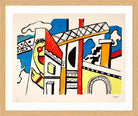 Fernand Léger, Le Viaduc — oak frame