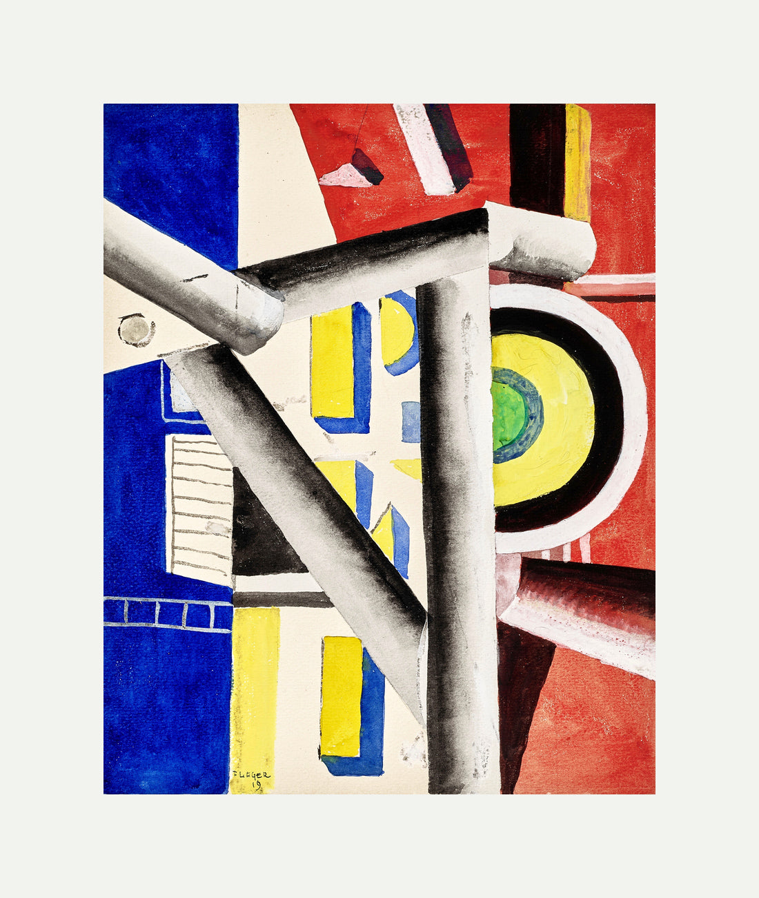 Fernand Léger, L’Echafaudage — rolled canvas