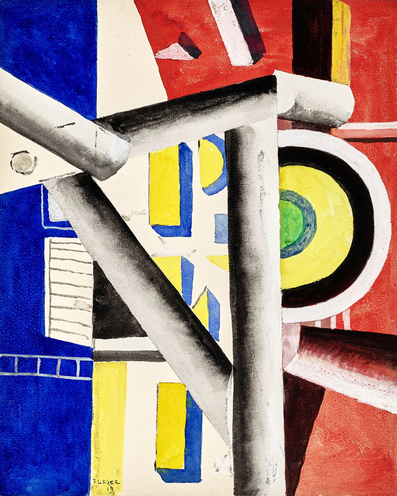 Fernand Léger, L’Echafaudage — unframed