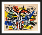 Fernand Léger, Les Colombes — black frame