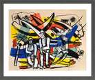 Fernand Léger, Les Colombes — dark grey frame