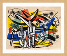Fernand Léger, Les Colombes — oak frame