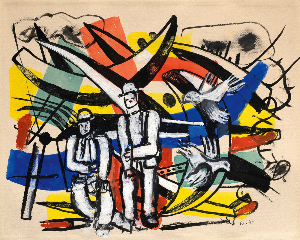 Fernand Léger, Les Colombes — unframed