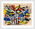 Fernand Léger, Les Colombes — white frame