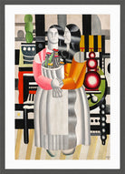 Fernand Léger, Les Confidences (Les deux femmes au bouquet) — dark grey frame