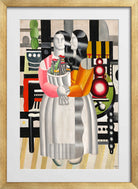 Fernand Léger, Les Confidences (Les deux femmes au bouquet) — gold frame