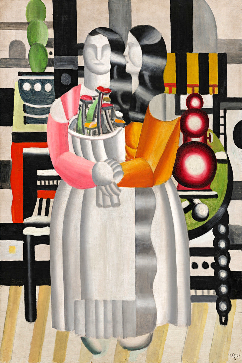Fernand Léger, Les Confidences (Les deux femmes au bouquet) — unframed