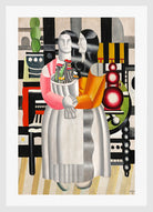 Fernand Léger, Les Confidences (Les deux femmes au bouquet) — white frame