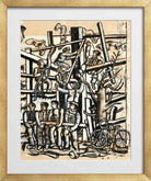 Fernand Léger, Les Constructeurs au vélo — gold frame